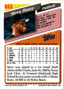 1993 Topps Gold Steve Hosey