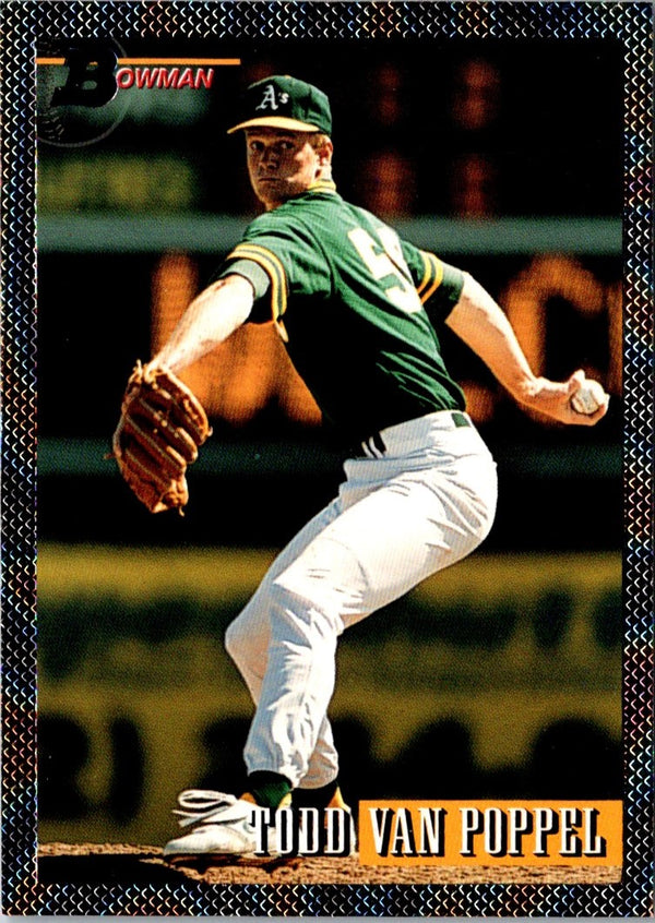 1993 Bowman Todd Van Poppel #371