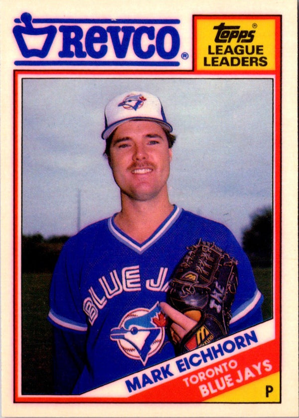 1988 Topps Revco League Leaders Mark Eichhorn #30