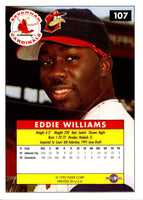 1992 Fleer Excel Eddie Williams #107