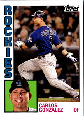 2012 Topps Archives Carlos Gonzalez #157