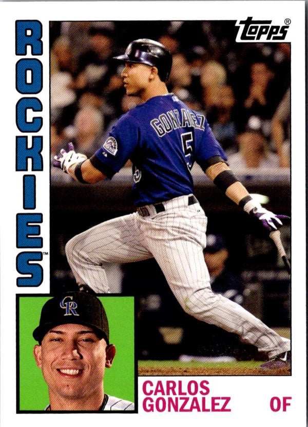 2012 Topps Archives Carlos Gonzalez #157