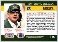 1990 Pro Set Lindy Infante #116