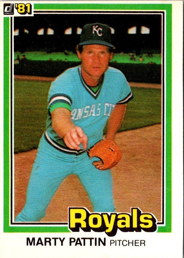 1981 Donruss Marty Pattin #343