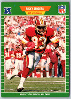 1989 Pro Set Ricky Sanders #435