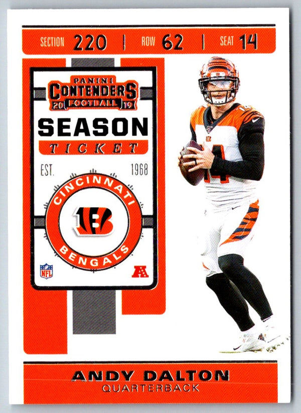 2019 Panini-Contenders Andy Dalton #no.