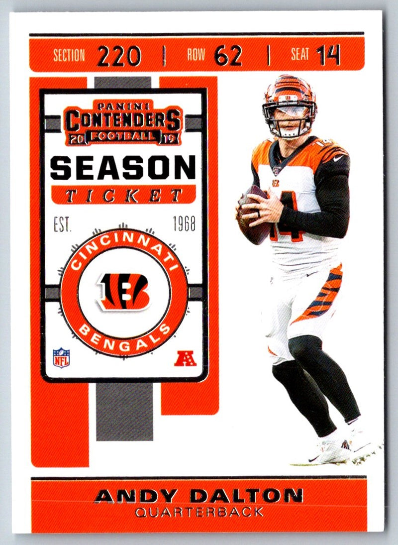 2019 Panini-Contenders Andy Dalton