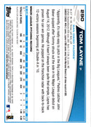 2013 Topps Tom Layne