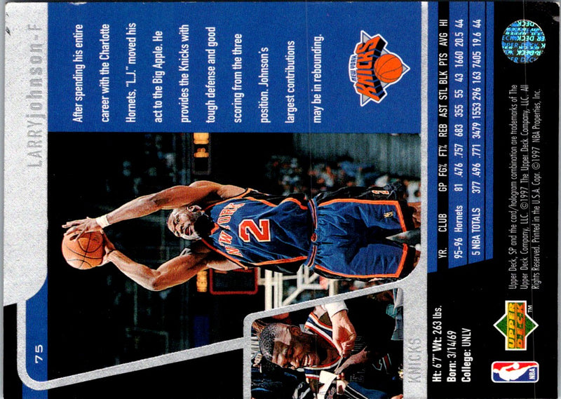 1996 SP Larry Johnson
