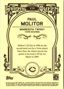 2013 Topps Gypsy Queen Paul Molitor