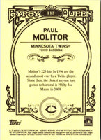 2013 Topps Gypsy Queen Paul Molitor #113