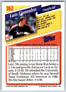 1993 Topps Gold Luis Gonzalez