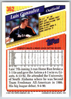 1993 Topps Gold Luis Gonzalez #362
