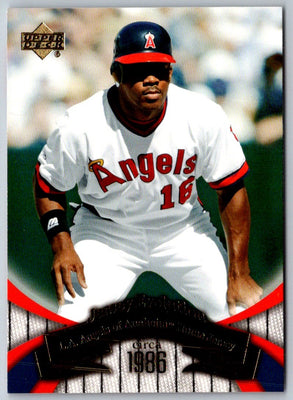 2005 UD Mini Jersey Collection Garret Anderson #77