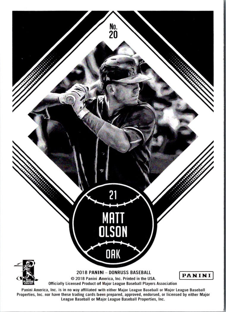 2018 Donruss Matt Olson