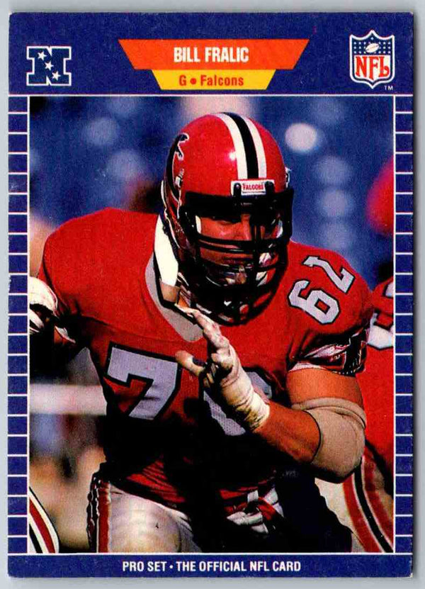 1989 NFL Proset Bill Fralic #9