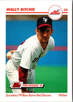 1991 Line Drive AAA Wally Ritchie #493