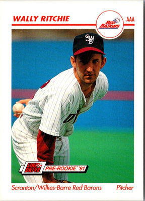 1991 Line Drive AAA Wally Ritchie #493