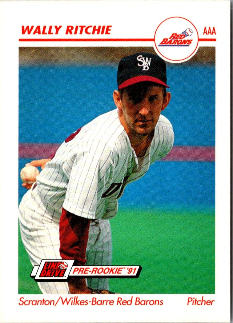 1991 Line Drive AAA Wally Ritchie