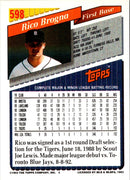 1993 Topps Rico Brogna