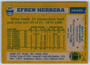1982 Topps Efren Herrera
