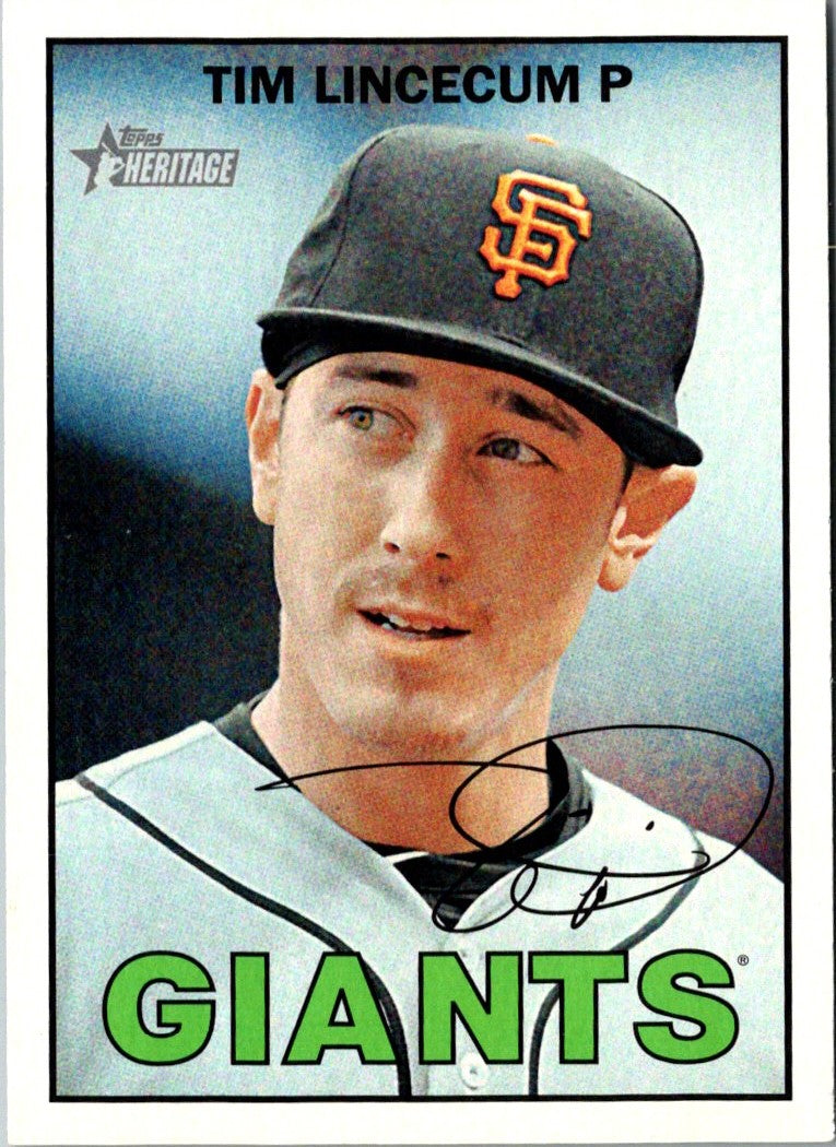 2016 Topps Heritage Tim Lincecum