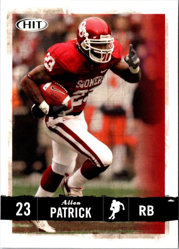 2008 SAGE HIT Allen Patrick #86