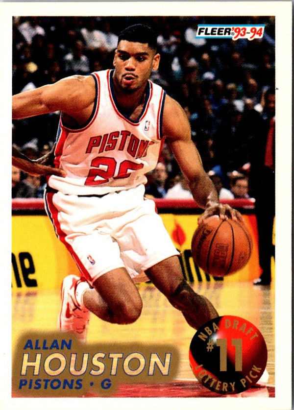 1993 Fleer Lottery Exchange Allan Houston #11