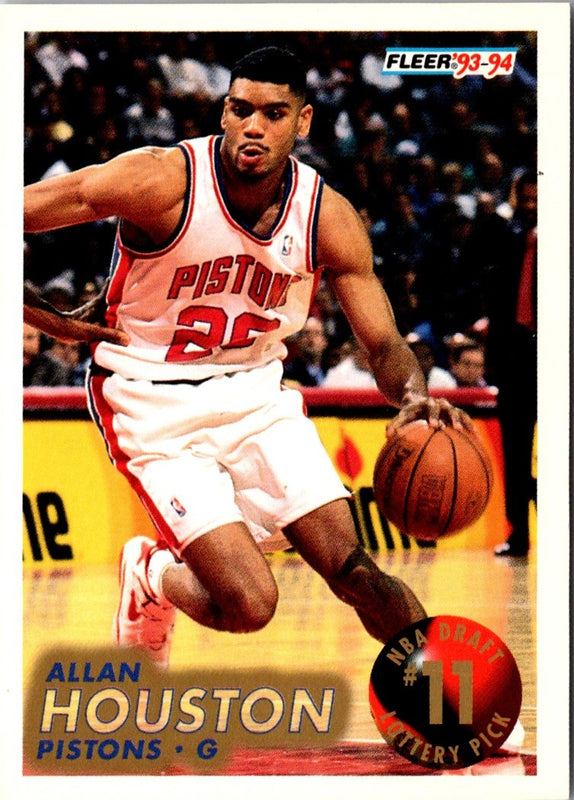 1993 Fleer Lottery Exchange Allan Houston #11