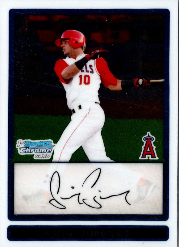 2009 Bowman Chrome Prospects Luis Jimenez #BCP22