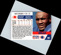 1991 Pro Set Nate Odomes #80