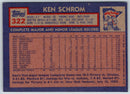 1984 Topps Ken Schrom