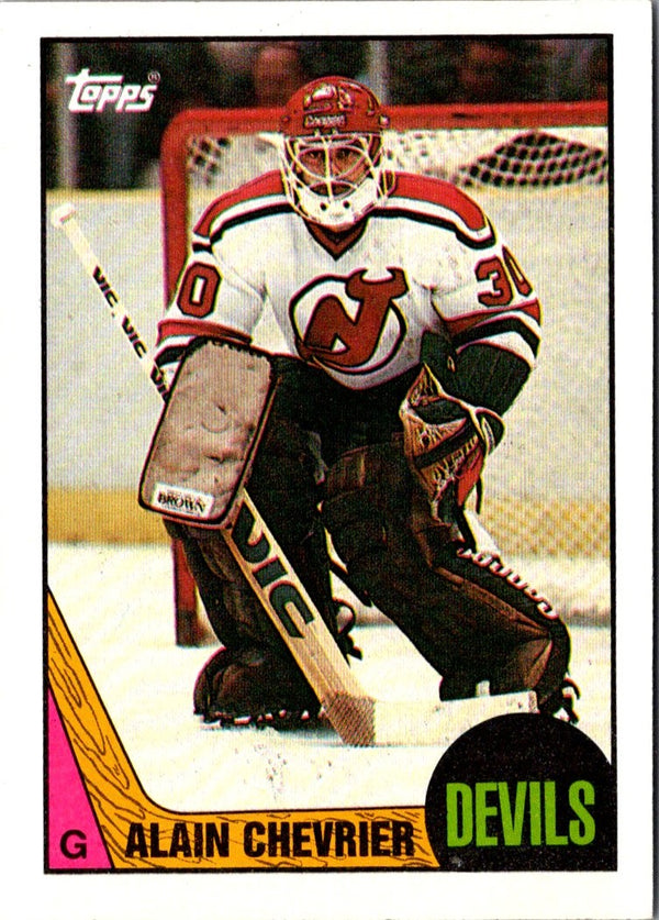 1987 Topps Alain Chevrier #58