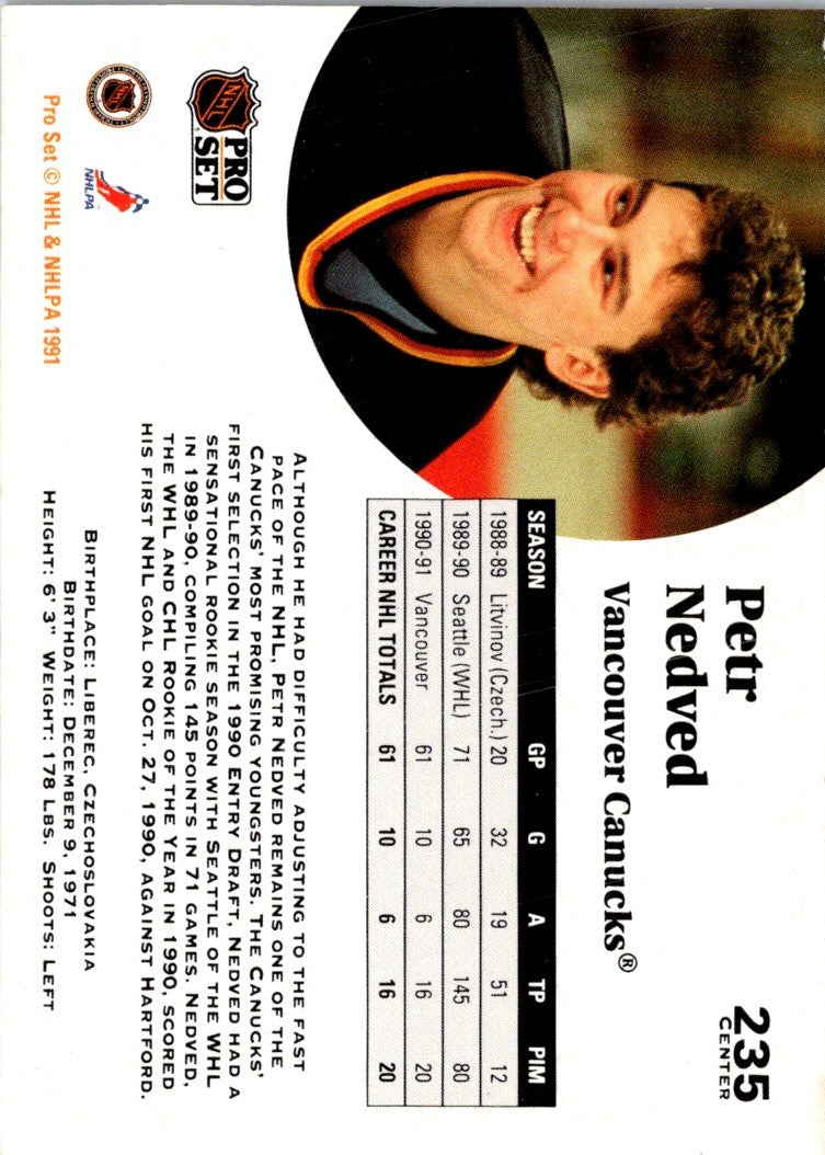 1991 Pro Set Petr Nedved