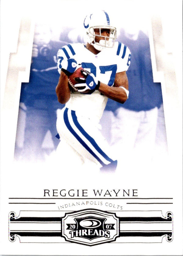 2007 Donruss Threads Reggie Wayne #91
