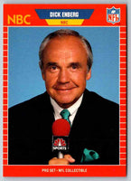 1989 NFL Proset Dick Enberg #24