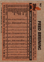 1983 Topps Fred Breining #747