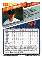 1993 Topps Gold Rico Brogna #598