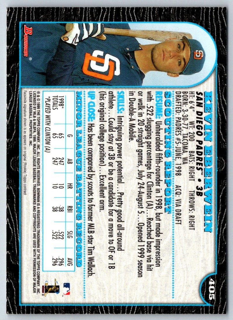 1999 Bowman Kevin Eberwein