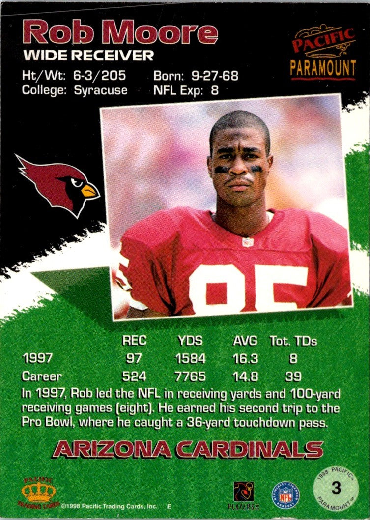 1998 Pacific Paramount Rob Moore