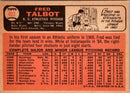 1966 Topps Fred Talbot