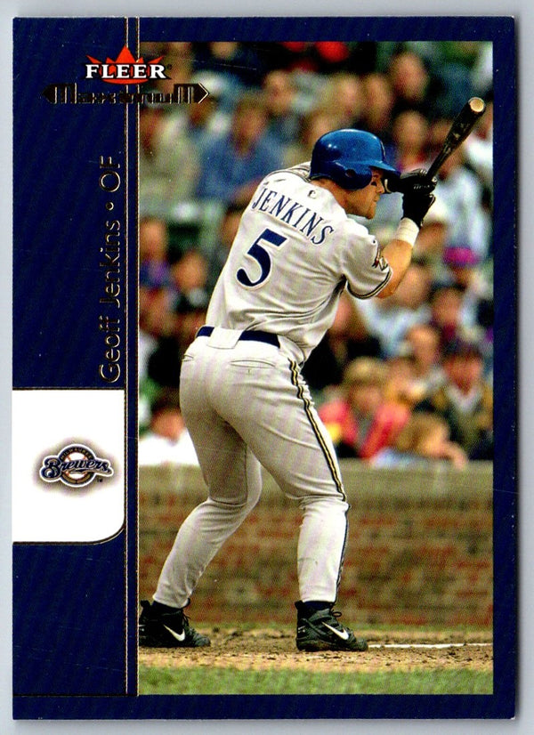 2002 Fleer Maximum Geoff Jenkins #89