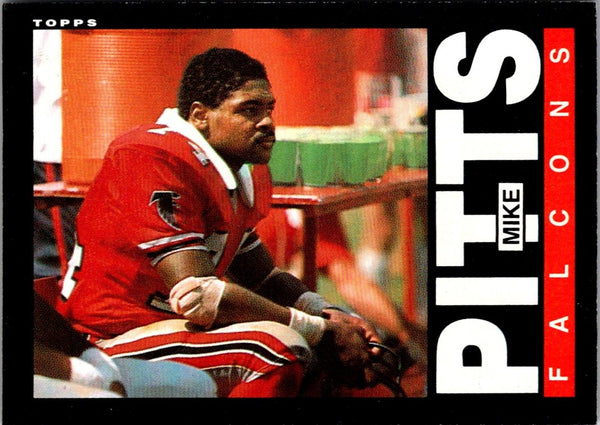 1985 Topps Mike Pitts #18 Rookie