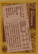 1986 Topps Paul McFadden