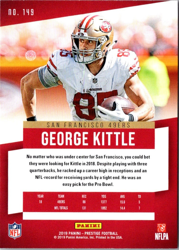 2019 Panini Prestige George Kittle