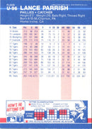 1987 Fleer Update Lance Parrish