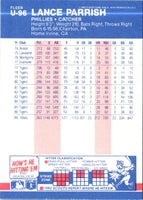 1987 Fleer Update Lance Parrish #U-96