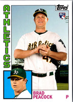 2012 Topps Archives Brad Peacock #192 Rookie