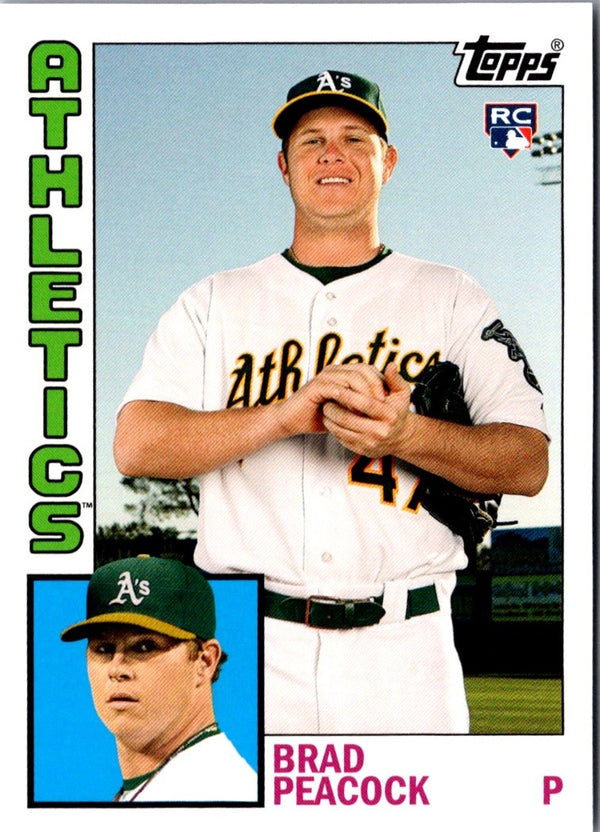 2012 Topps Archives Brad Peacock #192 Rookie