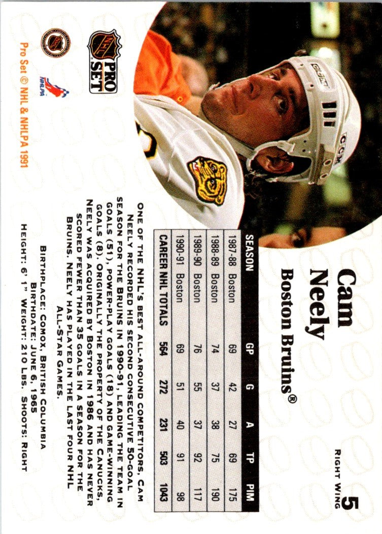 1991 Pro Set Cam Neely